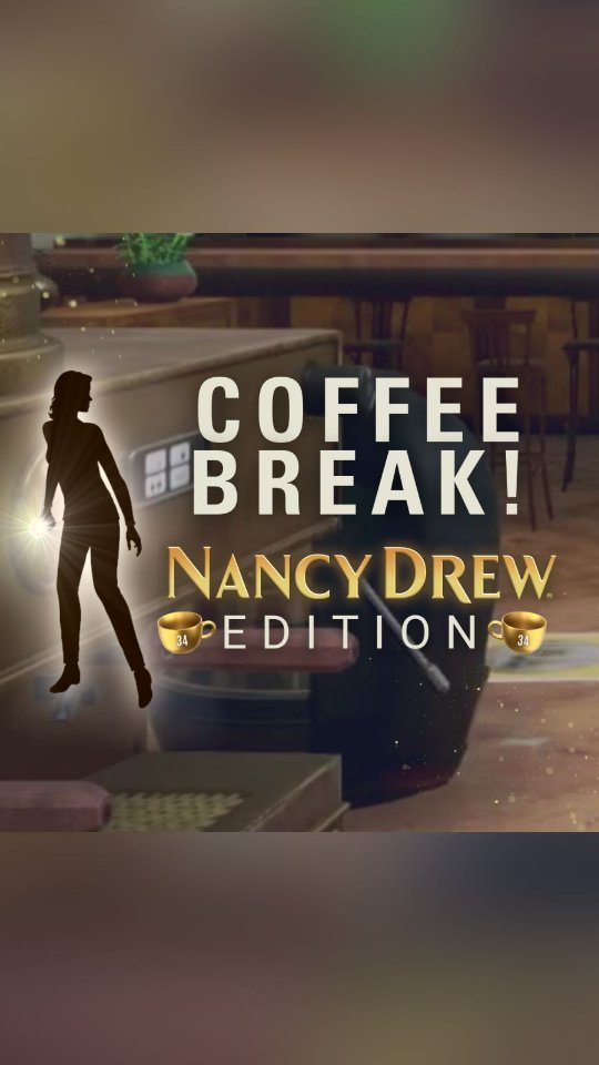 Now serving the perfect blend of environment art and new puzzle for new Nancy Drew mystery #ND34! ☕ We have a latte more to share, you never know who Nancy might meet!